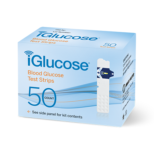 iGlucose® Test Strips Single Pack 50 Count