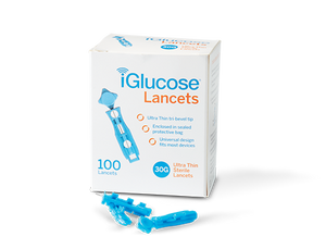 iGlucose Lancets, 30 Gauge, Pack of 100 Count