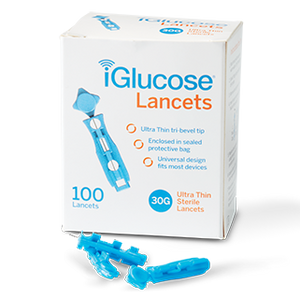 iGlucose Lancets, 30 Gauge, Pack of 100 Count